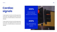 Templat PPT Jenis Isyarat Tech Blue dalam Gaya Minimalis