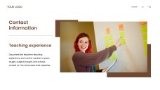 Brownish-Yellow Friendly Meet the Teacher Google Slides Theme & PowerPoint Template