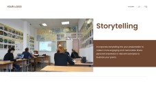 Brownish-Yellow Friendly Meet the Teacher Google Slides Theme & PowerPoint Template