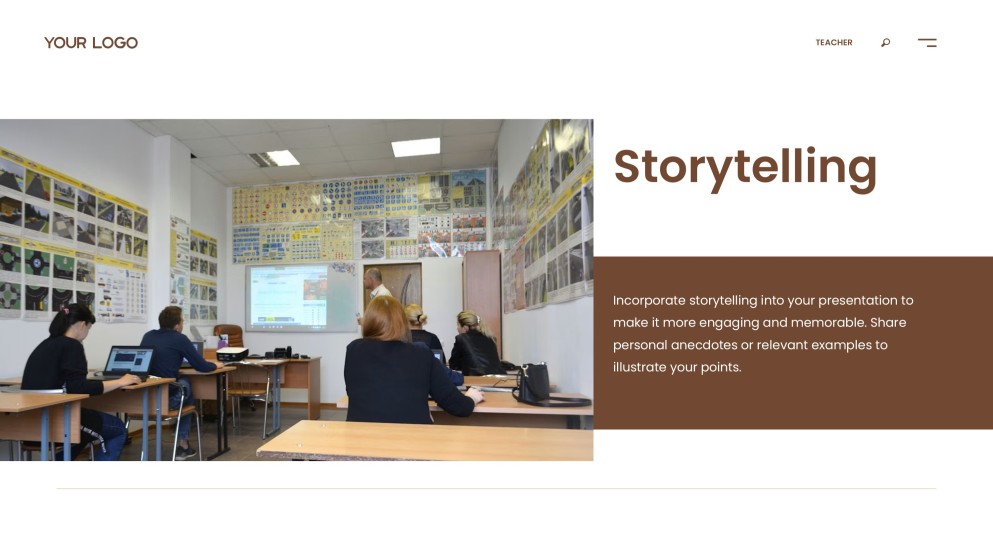 Brownish-Yellow Friendly Meet the Teacher Google Slides Theme & PowerPoint Template