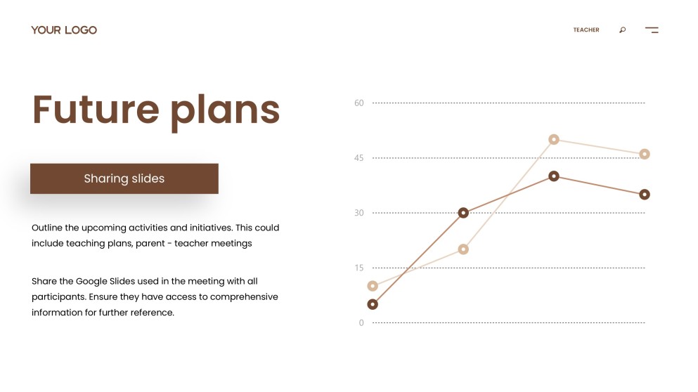 Brownish-Yellow Friendly Meet the Teacher Google Slides Theme & PowerPoint Template