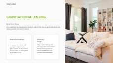 Зеленый и белый минималистичный дзен-шаблон PPT для личного пространства