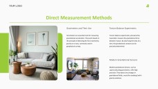 Зеленый и белый минималистичный дзен-шаблон PPT для личного пространства