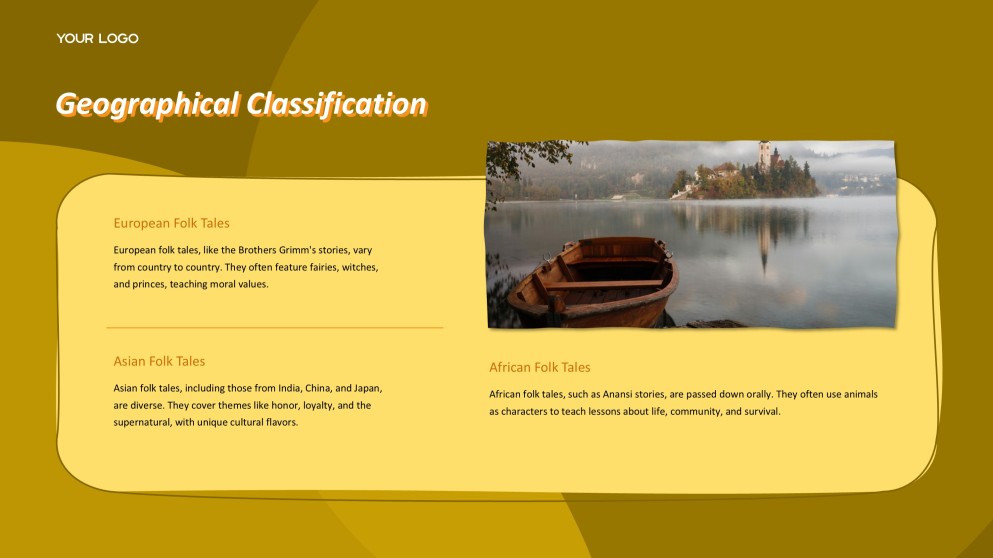 Brownish-Yellow Rustic Folktale PowerPoint & Google Slides Template