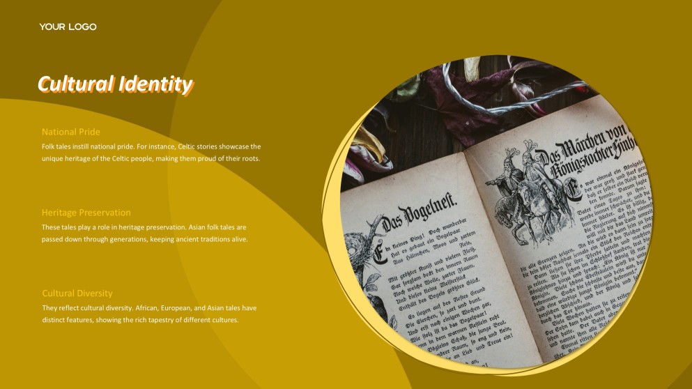 Brownish-Yellow Rustic Folktale PowerPoint & Google Slides Template