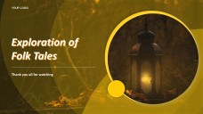 Brownish-Yellow Rustic Folktale PowerPoint & Google Slides Template