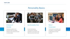 藍色商務風格人物建設PPT模板