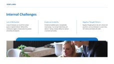 藍色商務風格人物建設PPT模板