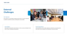 藍色商務風格人物建設PPT模板