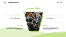 Green Easy-Going Interpersonal Communication PPT Presentation Template