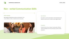 Green Easy-Going Interpersonal Communication PPT Presentation Template