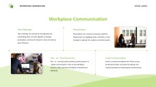 Green Easy-Going Interpersonal Communication PPT Presentation Template