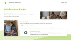 Green Easy-Going Interpersonal Communication PPT Presentation Template