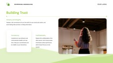 Green Easy-Going Interpersonal Communication PPT Presentation Template