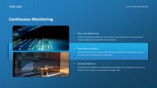 Template PPT Layanan Komputasi Awan Jenis Bisnis Teknologi Tinggi Biru