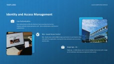 Template PPT Layanan Komputasi Awan Jenis Bisnis Teknologi Tinggi Biru