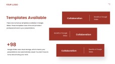 Red Business Style Morning Meeting Google Slides Theme