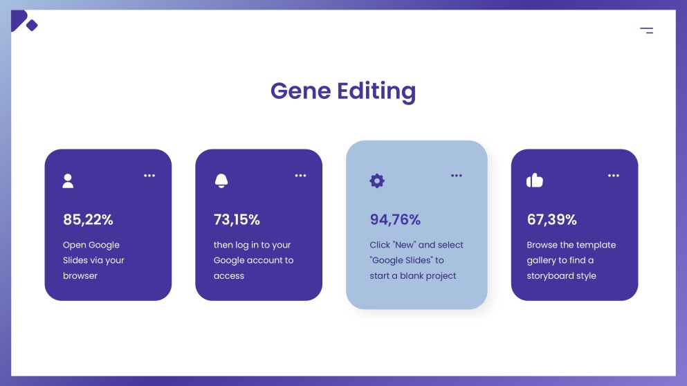 Purple Animated and Structured Storyboard Template for Google Slides