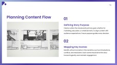Purple Animated and Structured Storyboard Template for Google Slides