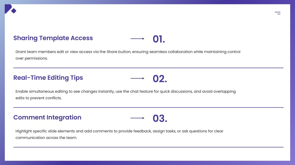 Purple Animated and Structured Storyboard Template for Google Slides