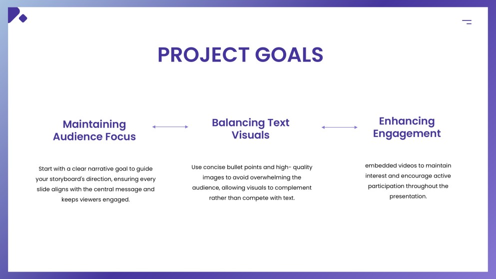 Purple Animated and Structured Storyboard Template for Google Slides