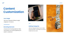 Blue Simple Google Slides Budget Template