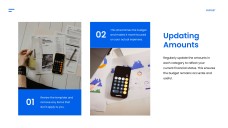 Blue Simple Google Slides Budget Template