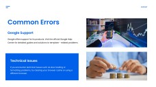 Blue Simple Google Slides Budget Template