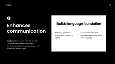 學術基礎英語文法PPT範本（深色背景）