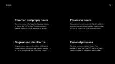 學術基礎英語文法PPT範本（深色背景）