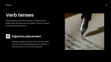 學術基礎英語文法PPT範本（深色背景）