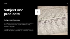 學術基礎英語文法PPT範本（深色背景）