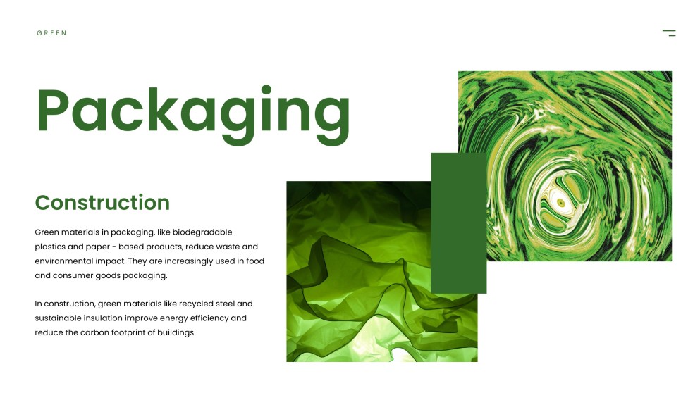 Template PPT Kimia Hijau Minimalis Hijau