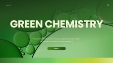 Template PPT Kimia Hijau Minimalis Hijau