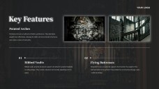 Black Gothic Google Slides Theme in Ornate Victorian Style