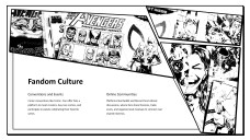 Black and White Animated Comic Book Google Slides Theme