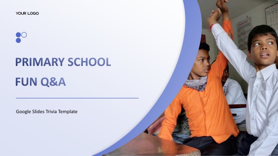 Light-Purple PowerPoint and Google Slides Trivia Template with Dynamic Fun Q&A