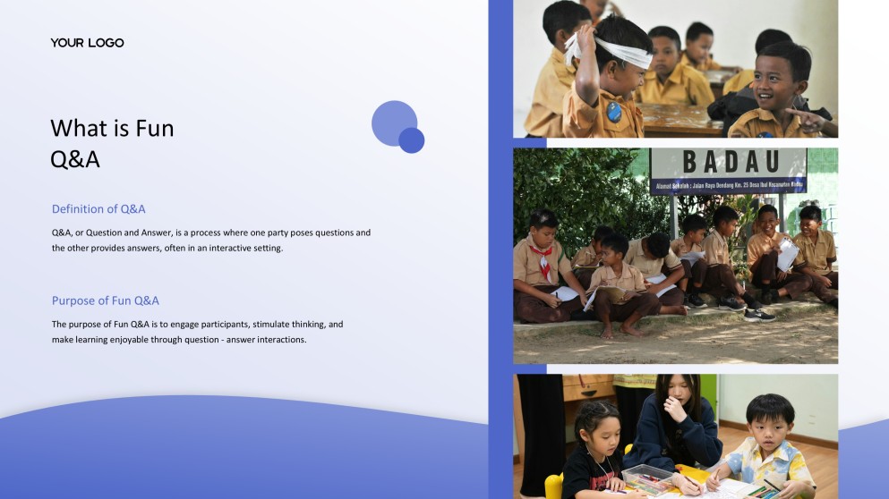 Light-Purple PowerPoint and Google Slides Trivia Template with Dynamic Fun Q&A