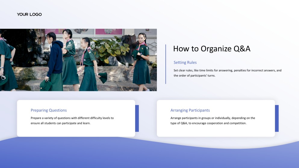 Light-Purple PowerPoint and Google Slides Trivia Template with Dynamic Fun Q&A