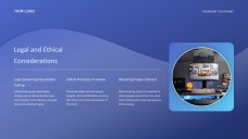 Plantilla PPT de Hacking Ético de Ciberseguridad Azul con Elegantes Iconos 3D