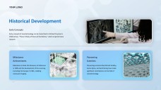 Persembahan PPT Nanoteknologi 3D Berteknologi Tinggi Biru Muda untuk Pelajar dan Guru