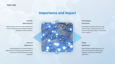 Persembahan PPT Nanoteknologi 3D Berteknologi Tinggi Biru Muda untuk Pelajar dan Guru