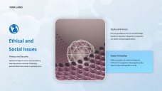 Persembahan PPT Nanoteknologi 3D Berteknologi Tinggi Biru Muda untuk Pelajar dan Guru