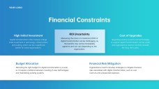 ブルークリーンテックミニマリストデジタルトランスフォーメーションPPTテンプレート