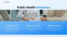 Templat PPT Hari Doktor Biru Muda untuk PPT