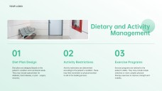 เทมเพลตพาวเวอร์พอยต์การรับและจำหน่ายผู้ป่วยโรงพยาบาลคลินิกสีเขียวอ่อน