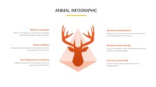 Orange and Yellow Animal Infographics in Silhouette Style