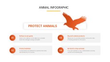 Orange and Yellow Animal Infographics in Silhouette Style
