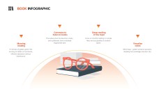 Orange Cute Book Infographic Templates