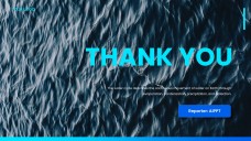 Blue Minimalist Water Cycle Presentation Template